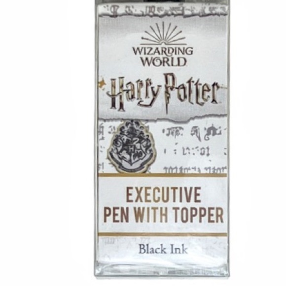 New Wizarding World Harry Potter Executive Pen Dumbledore Topper Black Ink - Picture 2 of 11